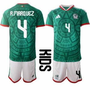 Kindertrikot Mexiko Heima-WM 2026 Hose– Rafael Márquez #4