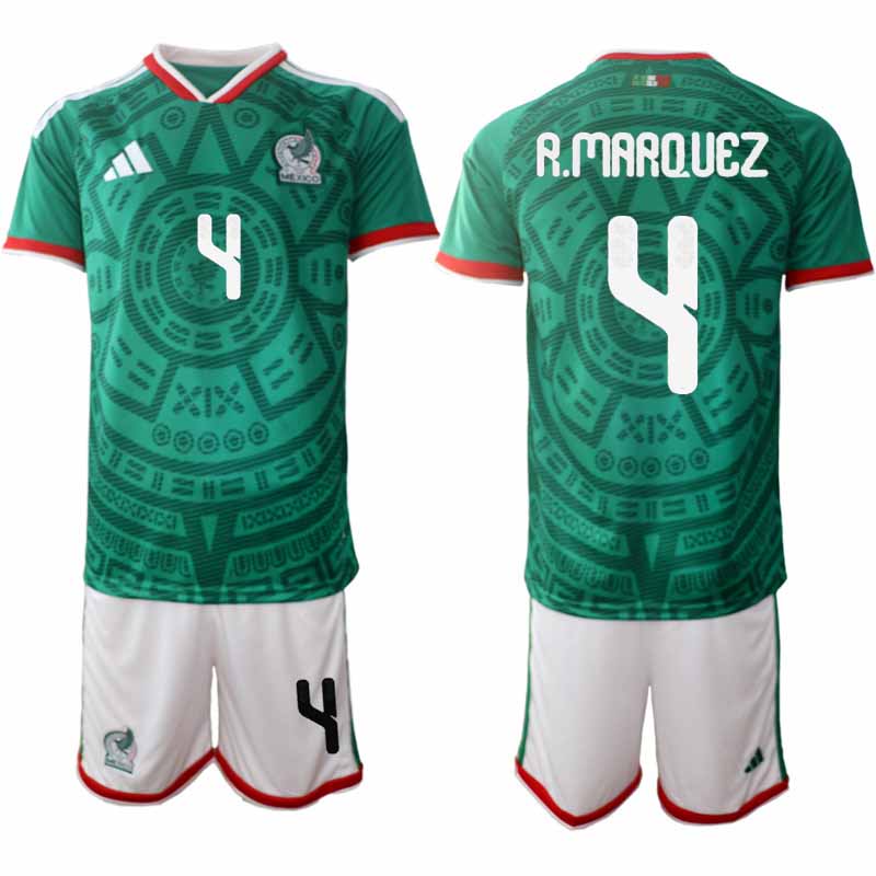 Pánsky dresy Mexiko Domáci MS 2026 – Rafael Marquez #4 Futbalový Set 2 Pánsky dresy Mexiko Domáci MS 2026 – Rafael Marquez #4 Futbalový Set – Obrázok 2