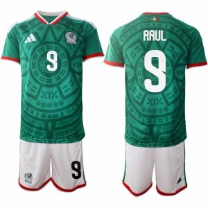 Herren-Trikot Mexiko Heim-WM 2026 – Raúl Jiménez #9 Fußball-Set