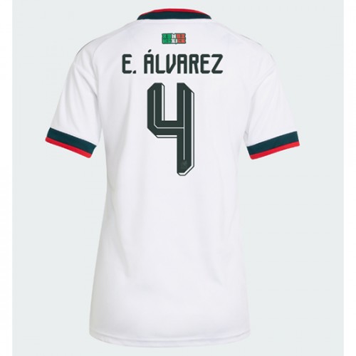 Mexiko Vonkajší MS 2026 Edson Alvarez #4 Ženy Futbalový Dres Krátky Rukáv 1 Mexiko Vonkajší MS 2026 Edson Alvarez #4 Ženy Futbalový Dres Krátky Rukáv