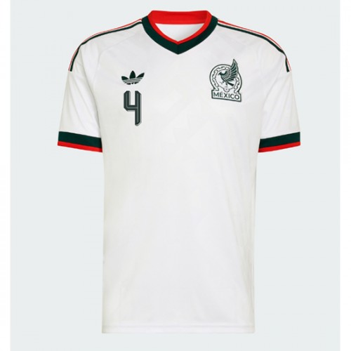 Futbalové dresy Mexiko MS 2026 Edson Alvarez #4 Vonkajší Krátky Rukáv 2 Futbalové dresy Mexiko MS 2026 Edson Alvarez #4 Vonkajší Krátky Rukáv - Afbeelding 2