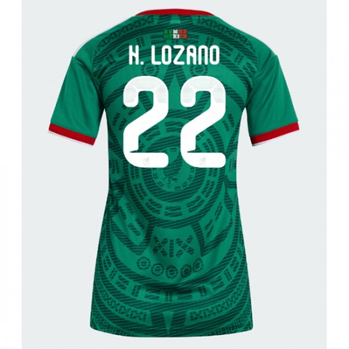 Mexiko Domáci MS 2026 Hirving Lozano #22 Ženy Futbalový Dres 1 Mexiko Domáci MS 2026 Hirving Lozano #22 Ženy Futbalový Dres