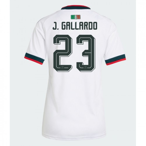 Mexiko Vonkajší MS 2026 Jesus Gallardo #23 Ženy Futbalový Dres Krátky Rukáv 1 Mexiko Vonkajší MS 2026 Jesus Gallardo #23 Ženy Futbalový Dres Krátky Rukáv