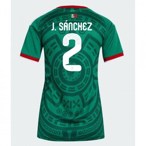 Mexiko Domáci MS 2026 Jorge Sanchez #2 Ženy Futbalový Dres Krátky Rukáv 1 Mexiko Domáci MS 2026 Jorge Sanchez #2 Ženy Futbalový Dres Krátky Rukáv