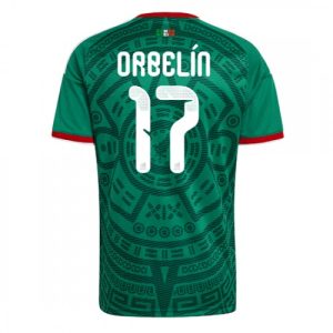 Futbalové dresy Mexiko Domáci MS 2026 Orbelin Pineda #17 Krátky Rukáv