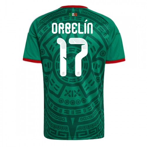 Futbalové dresy Mexiko Domáci MS 2026 Orbelin Pineda #17 Krátky Rukáv 1 Futbalové dresy Mexiko Domáci MS 2026 Orbelin Pineda #17 Krátky Rukáv
