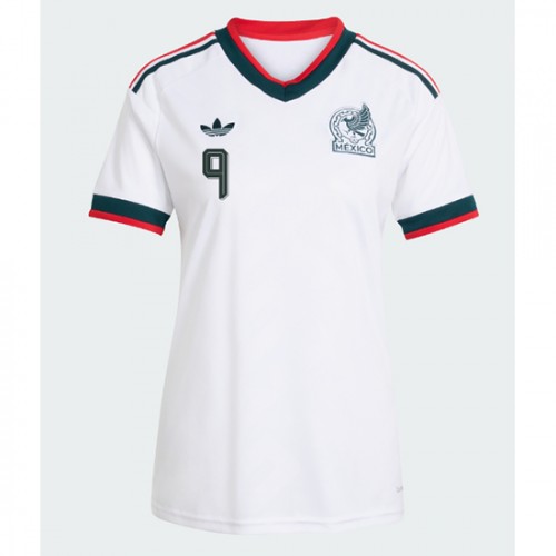Mexiko Vonkajší MS 2026 Raul Jimenez #9 Ženy Futbalový Dres Krátky Rukáv 2 Mexiko Vonkajší MS 2026 Raul Jimenez #9 Ženy Futbalový Dres Krátky Rukáv – Obrázok 2