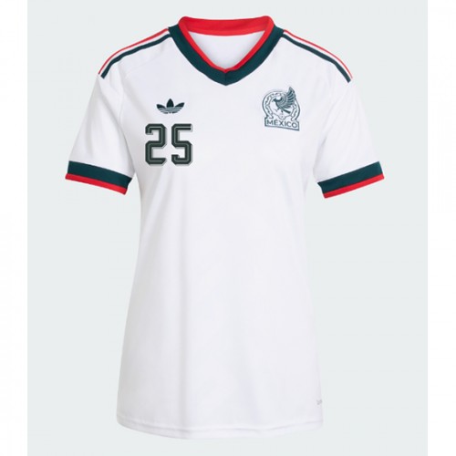 Mexiko Vonkajší MS 2026 Roberto Alvarado #25 Ženy Futbalový Dres Krátky Rukáv 2 Mexiko Vonkajší MS 2026 Roberto Alvarado #25 Ženy Futbalový Dres Krátky Rukáv – Obrázok 2