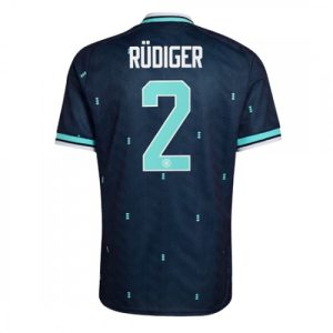 Futbalové dresy Nemecko MS 2026 Antonio Rudiger #2 Vonkajší