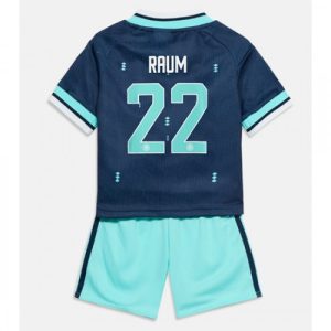 Detský futbalový dres Nemecko MS 2026 Vonkajší David Raum #22 Komplet