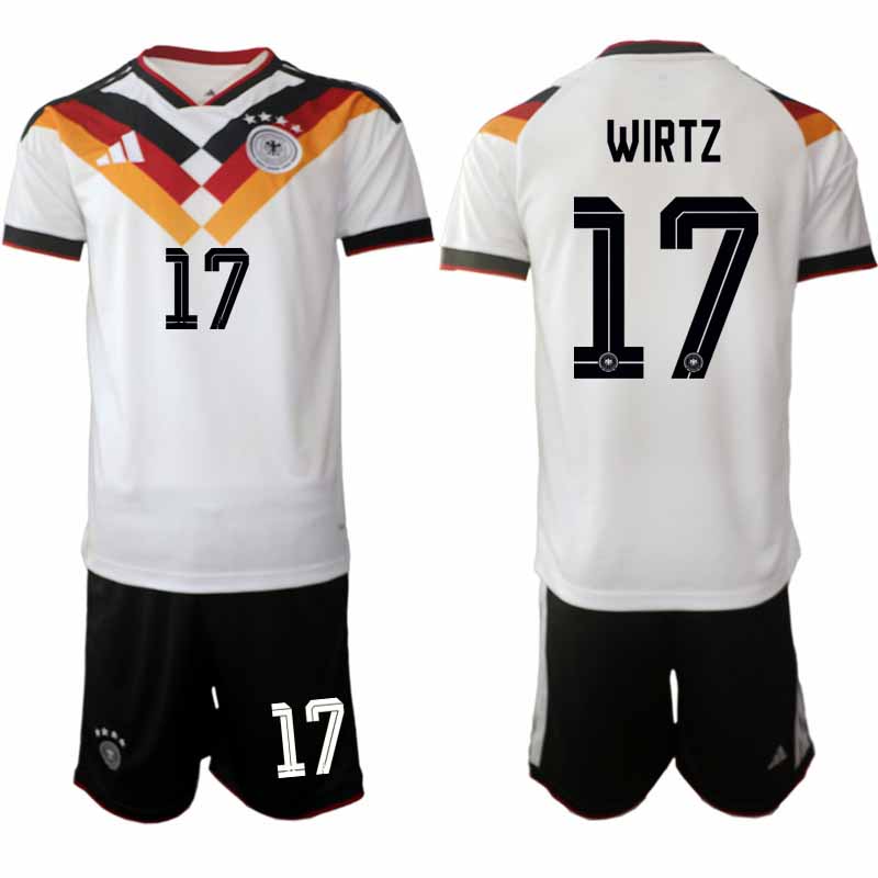 Herren-Fußballset Deutschland Heim-WM 2026 – Florian Wirtz #17 2 Pánsky futbalový komplet Nemecko Domáci MS 2026 – Florian Wirtz #17 – Bild 2