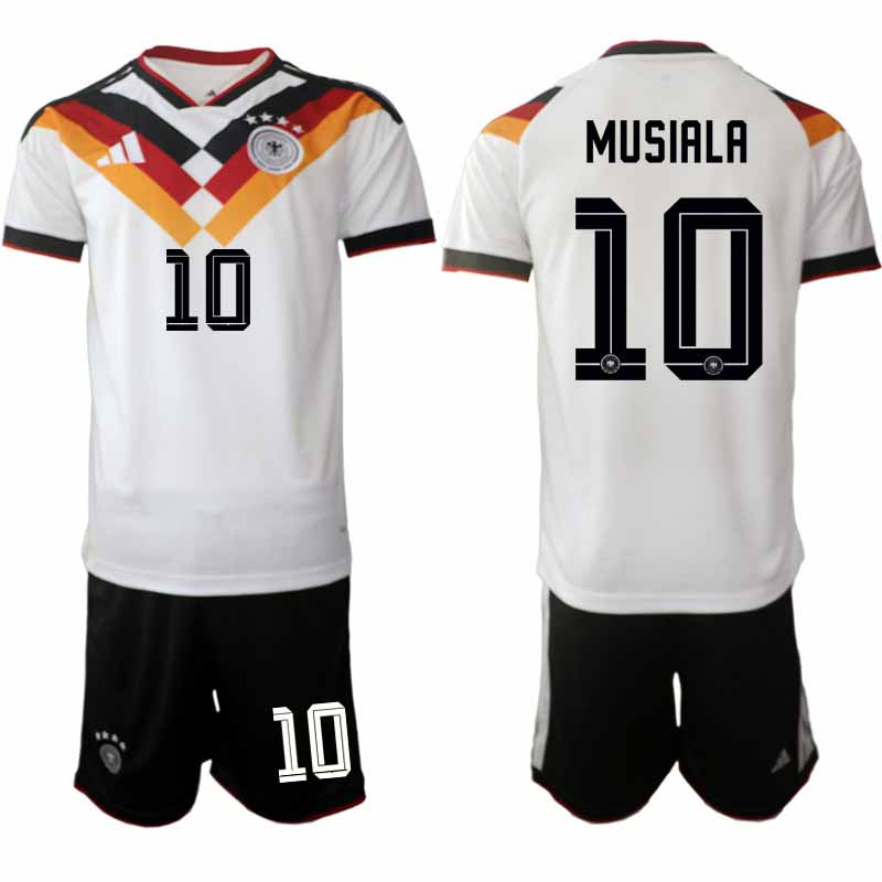 Herren Fußball-Set Deutschland Heim-WM 2026 – Jamal Musiala #10 2 Pánsky futbalový komplet Nemecko Domáci MS 2026 – Jamal Musiala #10 – Bild 2