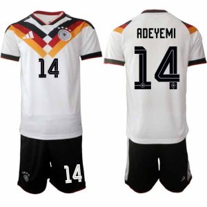 Herrenkleidung Fußballkit Deutschland Heim-WM 2026 – Karim Adeyemi #14