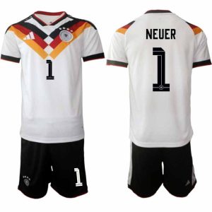 Herrenkleidung Fußballkit Deutschland Heim-WM 2026 – Manuel Neuer #1