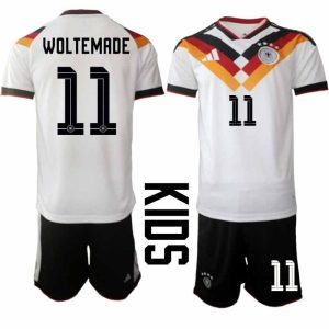 Detský futbalový komplet Deutschland Heim-WM 2026 – Nick Woltemade #11