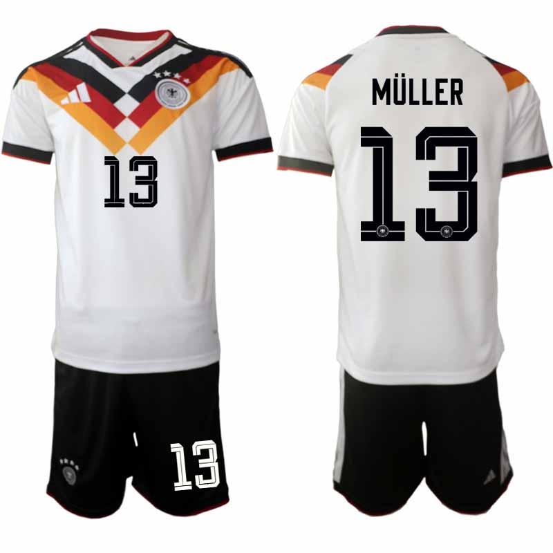 Pánsky futbalový komplet Nemecko Domáci MS 2026 – Thomas Müller #13 2 Pánsky futbalový komplet Nemecko Domáci MS 2026 – Thomas Müller #13 – Obrázok 2