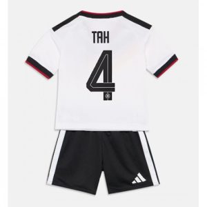 Detský futbalový dres Nemecko MS 2026 Domáci Jonathan Tah #4 Komplet