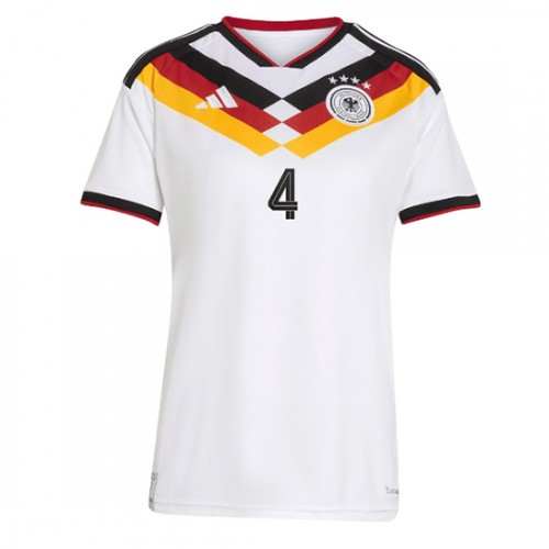 Nemecko MS 2026 Jonathan Tah #4 Domáci Ženy Futbalový Dres 2 Nemecko MS 2026 Jonathan Tah #4 Domáci Ženy Futbalový Dres – Obrázok 2
