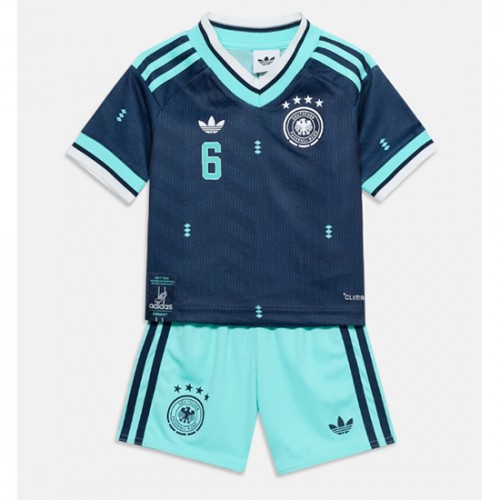 Detský futbalový dres Nemecko MS 2026 Vonkajší Joshua Kimmich #6 Komplet 2 Detský futbalový dres Nemecko MS 2026 Vonkajší Joshua Kimmich #6 Komplet