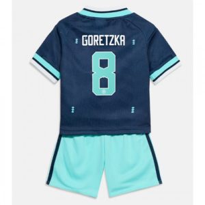 Detský futbalový dres Nemecko MS 2026 Vonkajší Leon Goretzka #8 Komplet