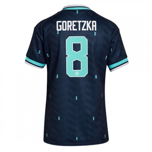 Nemecko MS 2026 Leon Goretzka #8 Vonkajší Ženy Futbalový Dres 1 Nemecko MS 2026 Leon Goretzka #8 Vonkajší Ženy Futbalový Dres