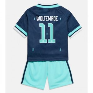 Detský futbalový dres Nemecko MS 2026 Vonkajší Nick Woltemade #11 Komplet