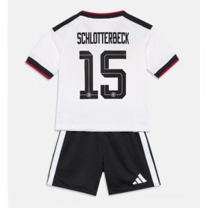 Detský futbalový dres Nemecko MS 2026 Domáci Nico Schlotterbeck #15 Komplet