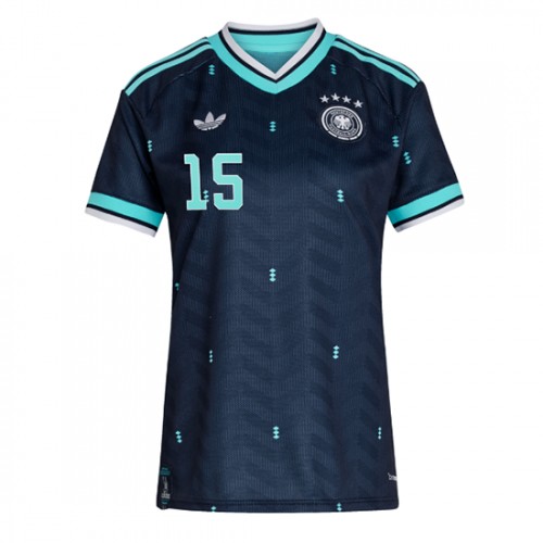 Nemecko MS 2026 Nico Schlotterbeck #15 Vonkajší Ženy Futbalový Dres 2 Nemecko MS 2026 Nico Schlotterbeck #15 Vonkajší Ženy Futbalový Dres – Obrázok 2