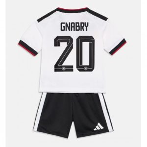 Detský futbalový dres Nemecko MS 2026 Domáci Serge Gnabry #20 Komplet