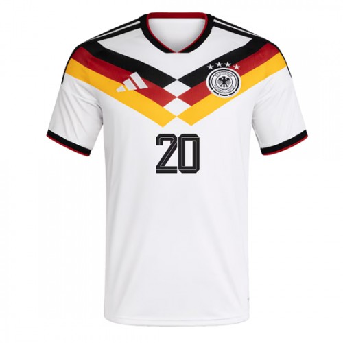 Futbalové dresy Nemecko MS 2026 Domáci Serge Gnabry #20 2 Futbalové dresy Nemecko MS 2026 Domáci Serge Gnabry #20 – Obrázok 2