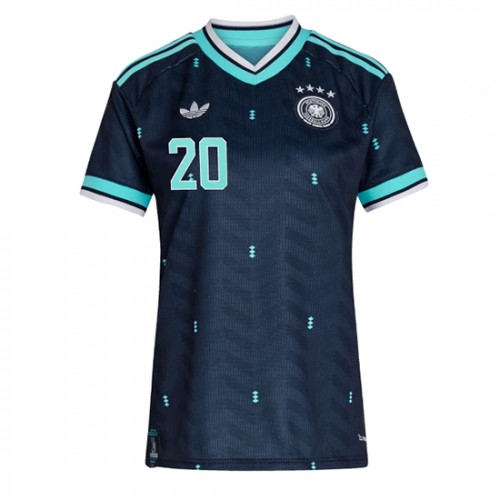 Nemecko MS 2026 Serge Gnabry #20 Vonkajší Ženy Futbalový Dres 2 Nemecko MS 2026 Serge Gnabry #20 Vonkajší Ženy Futbalový Dres – Obrázok 2
