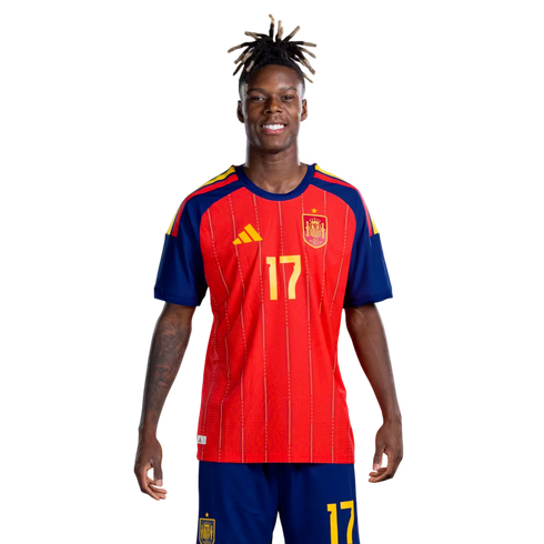 Pánsky Futbalový Dres Španielsko MS 2026 Domáci Nico Williams 17 Komplet 1 Pánsky Futbalový Dres Španielsko MS 2026 Domáci Nico Williams 17 Komplet