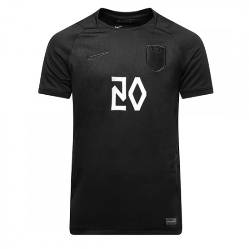 Futbalové dresy Nórsko MS 2026 Antonio Nusa #20 Vonkajší 2 Futbalové dresy Nórsko MS 2026 Antonio Nusa #20 Vonkajší – Obrázok 2