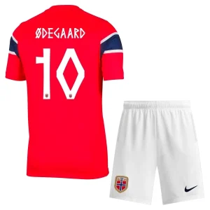 Futbalovy dres Nórsko MS 2026 Domáci Martin Ødegaard 10 detský komplet