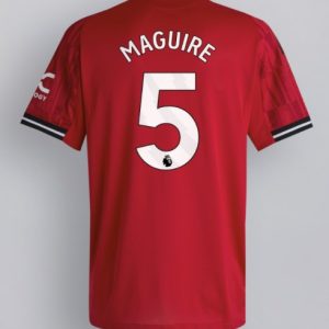Herren-Fußballtrikot Manchester United 2025/26 Heim Harry Maguire #5 Kurzarm