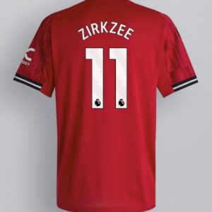 Herren-Fußball-Trikot Manchester United 2025/26 Heim Joshua Zirkzee #11 Kurzarm