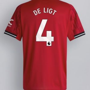 Herren-Fußballtrikot Manchester United 2025/26 Heim Matthijs de Ligt #4 Kurze Ärmel