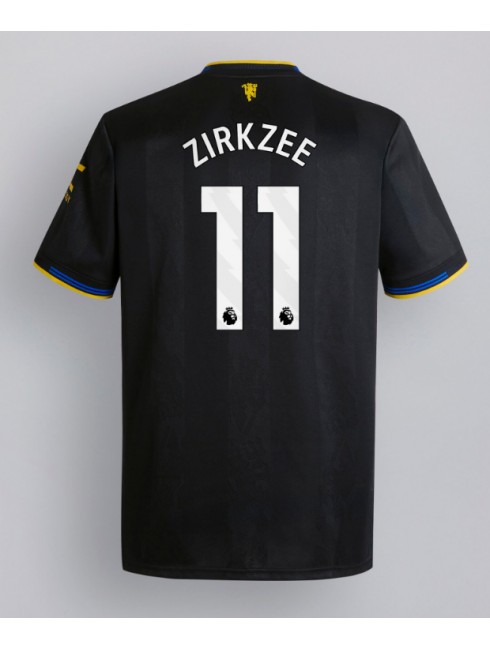 Herren-Fußballtrikot Manchester United 2025/26 Drittes Joshua Zirkzee #11 Kurze Ärmel 1 Herren-Fußballtrikot Manchester United 2025/26 Dritte Joshua Zirkzee #11 Kurze Ärmel