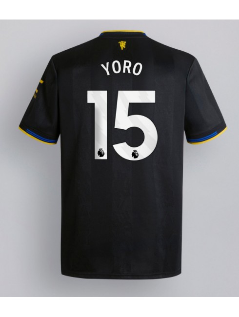 Herren Fußballtrikot Manchester United 2025/26 Drittes Leny Yoro #15 Kurzarm 1 Herren-Fußballtrikot Manchester United 2025/26 Dritte Leny Yoro #15 Kurze Ärmel