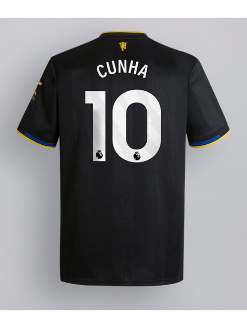 Herren-Fußballtrikot Manchester United 2025/26 Drittes Matheus Cunha #10 Kurzarm 1 Herren-Fußballtrikot Manchester United 2025/26 Dreiteilig Matheus Cunha #10 Kurzarm