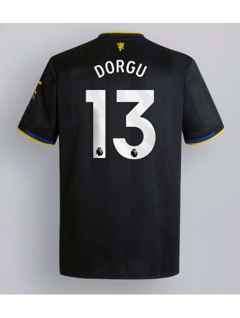 Heren voetbalshirt Manchester United 2025/26 Derde Patrick Dorgu #13 Korte Mouwen 1 Heren Manchester United voetbalshirt 2025/26 Derde Patrick Dorgu #13 Korte Mouw