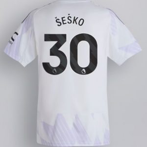 Herren-Fußballtrikot Manchester United 2025/26 Außen Gelungen Benjamin Sesko #30 Kurzarm