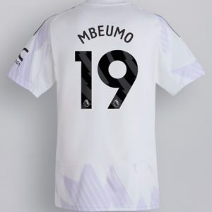 Herren-Fußballtrikot Manchester United 2025/26 Außen Bryan Mbeumo #19 Kurzarm