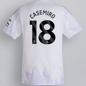 Herren-Fußballtrikot Manchester United 2025/26 Auswärts Casemiro #18 Kurzarm