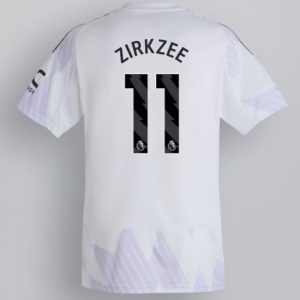 Herren-Fußballtrikot Manchester United 2025/26 Außentrikot Joshua Zirkzee #11 Kurzarm