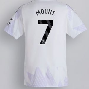 Herren-Fußballtrikot Manchester United 2025/26 Auswärts Mason Mount #7 Kurzarm