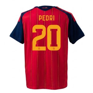 Pánsky Futbalový dres Španielsko domáci Pedri 20 MS 2026
