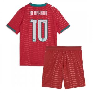 Detský Futbalový dres Portugalsko Bernardo Silva #10 Domáci MS 2026 Komplet