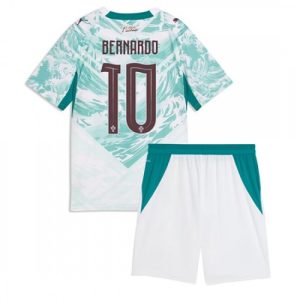 Detské Futbalové dresy Portugalsko Bernardo Silva #10 Vonkajší MS 2026 Komplet