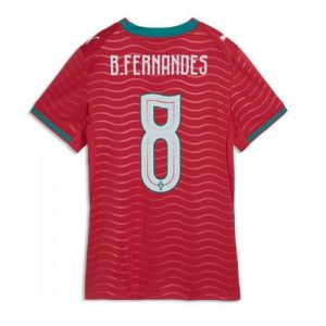 Futbalový Dres Portugalsko MS 2026 Bruno Fernandes #8 Domáci Ženy
